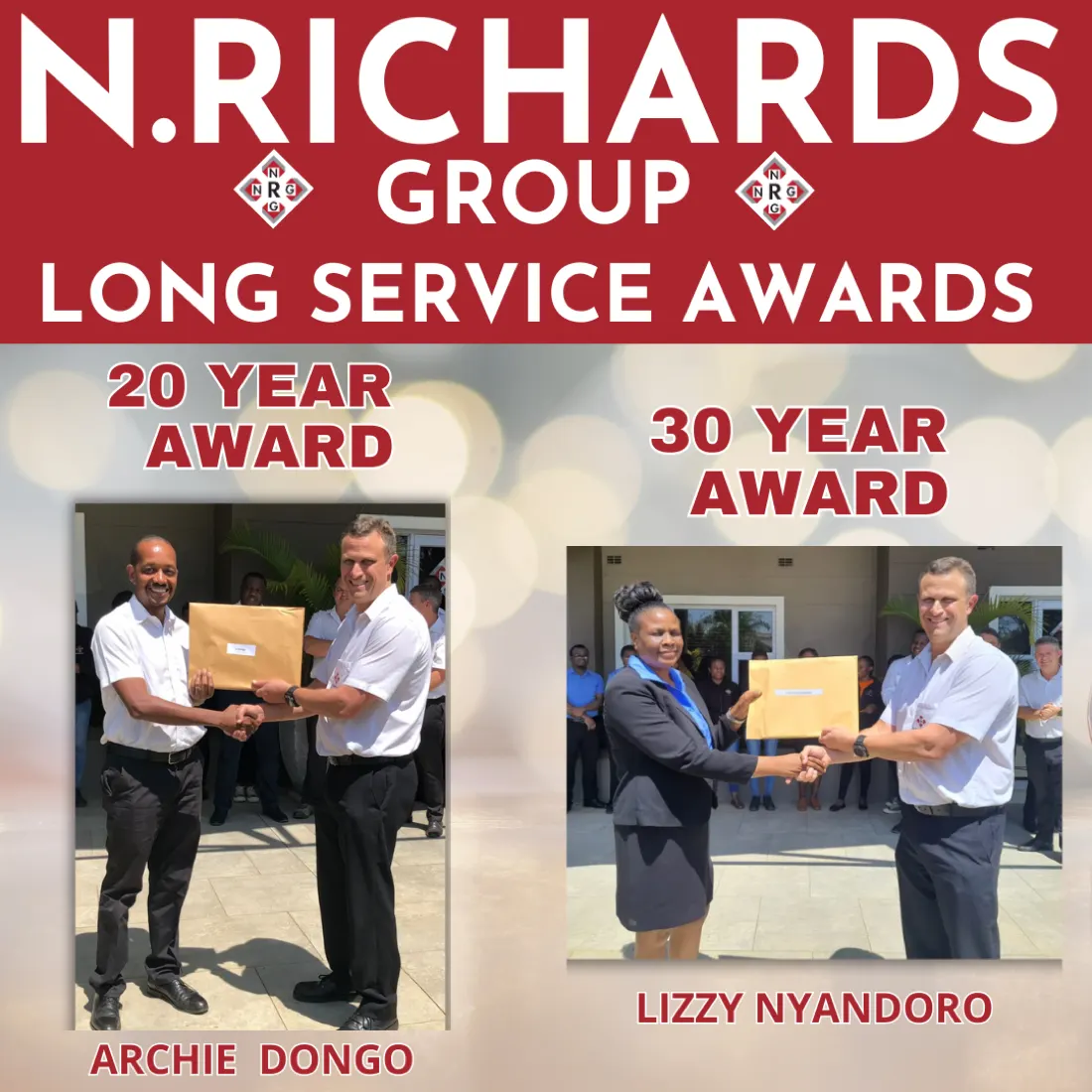N. Richards Group Celebrates Staff Long Service Awards